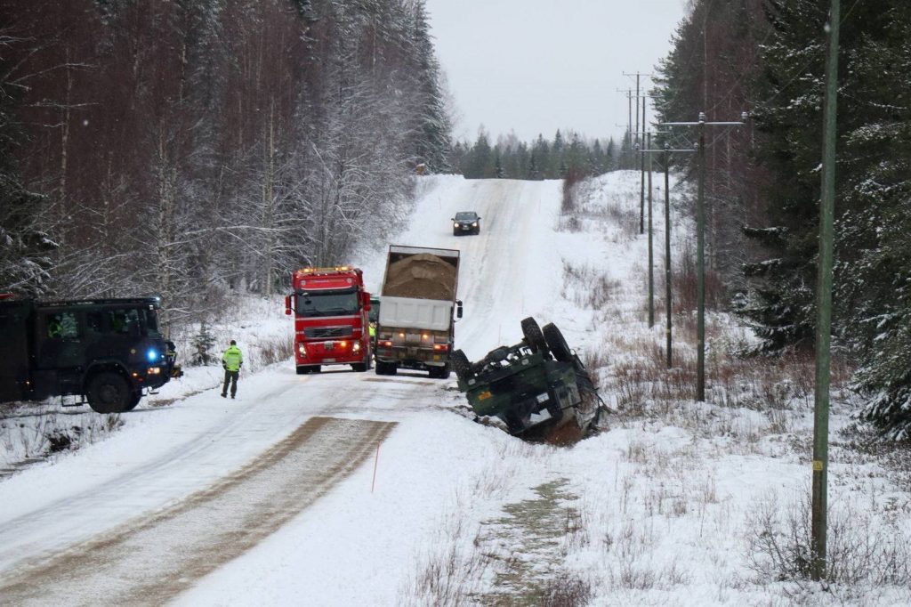 VSS ROPS protect personnel in military vehicle rollover accident Finland Nov 30 2020